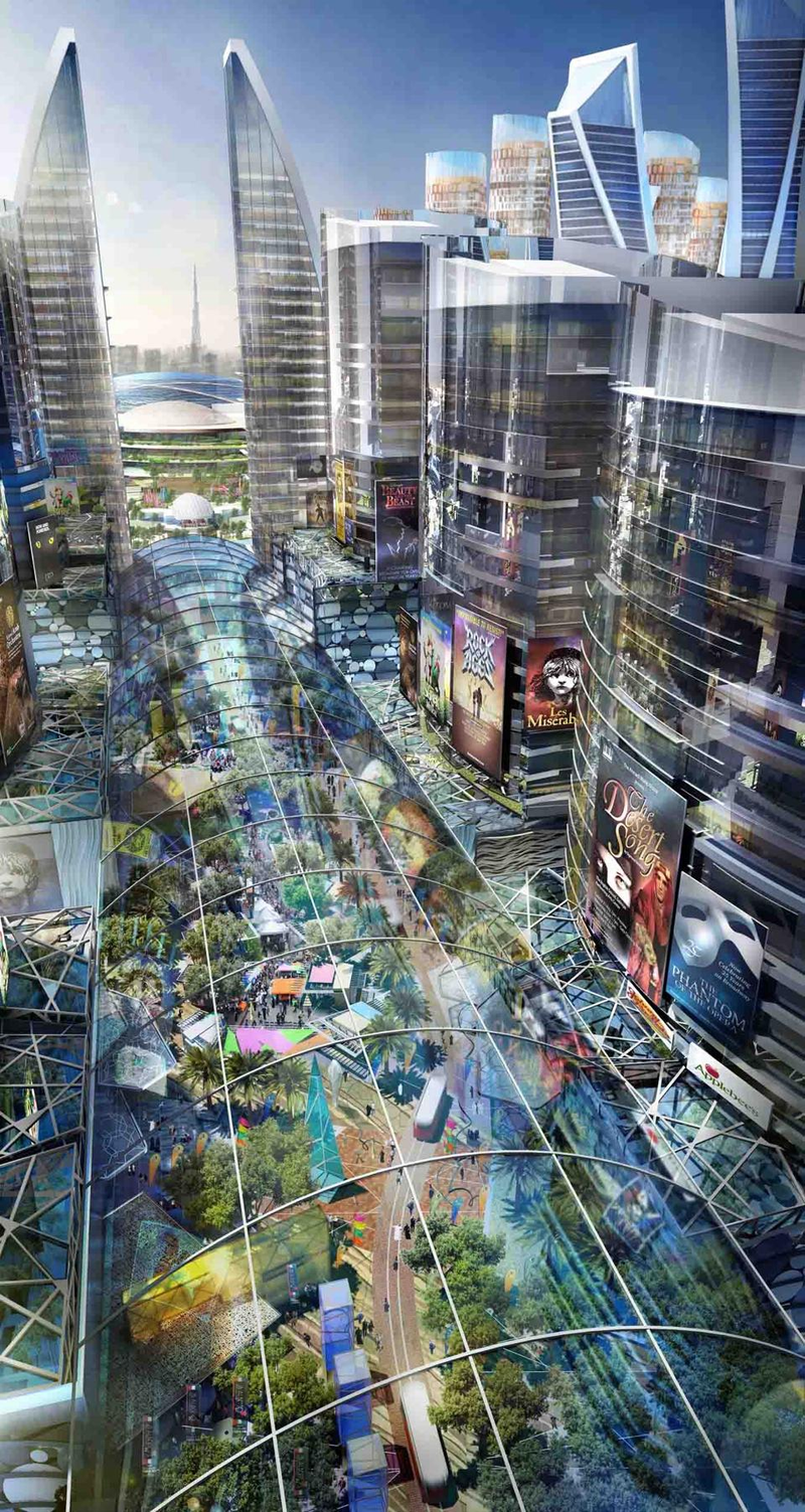 Illustration for article titled Dubai To Build The World's First Climate-Controlled City